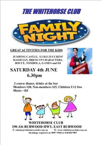 Family night 4June16